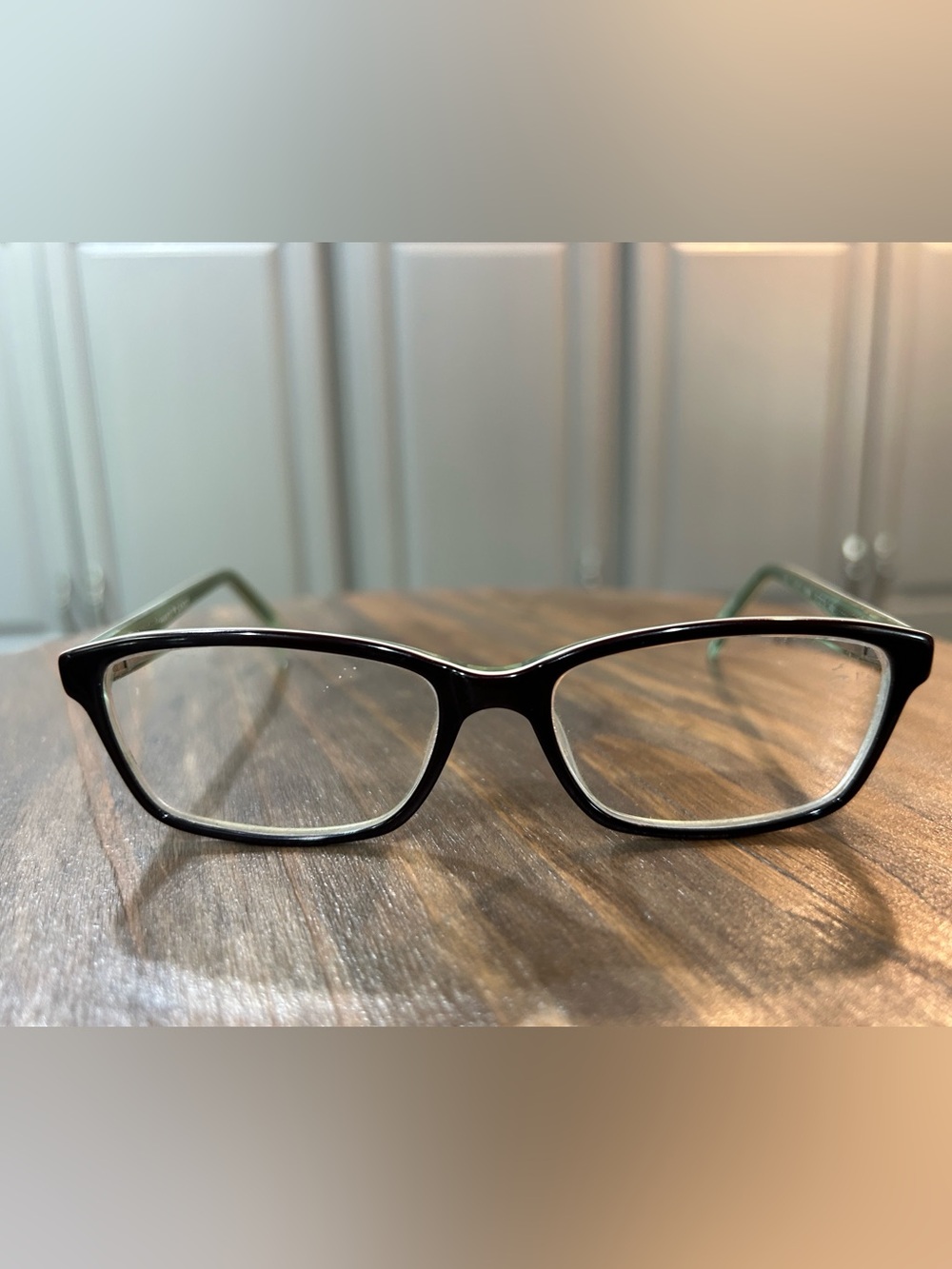 Hard Candy Two Tone Brown & Green Full Rim Plastic Frame HC16 BWN 51-15-140